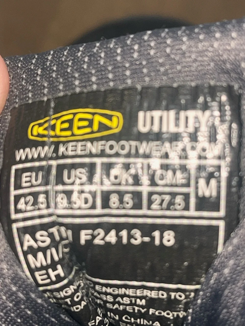 Keen Utility Safety Toe Hiking / Work Boots ASTM F2413-18 Size 9.5 D